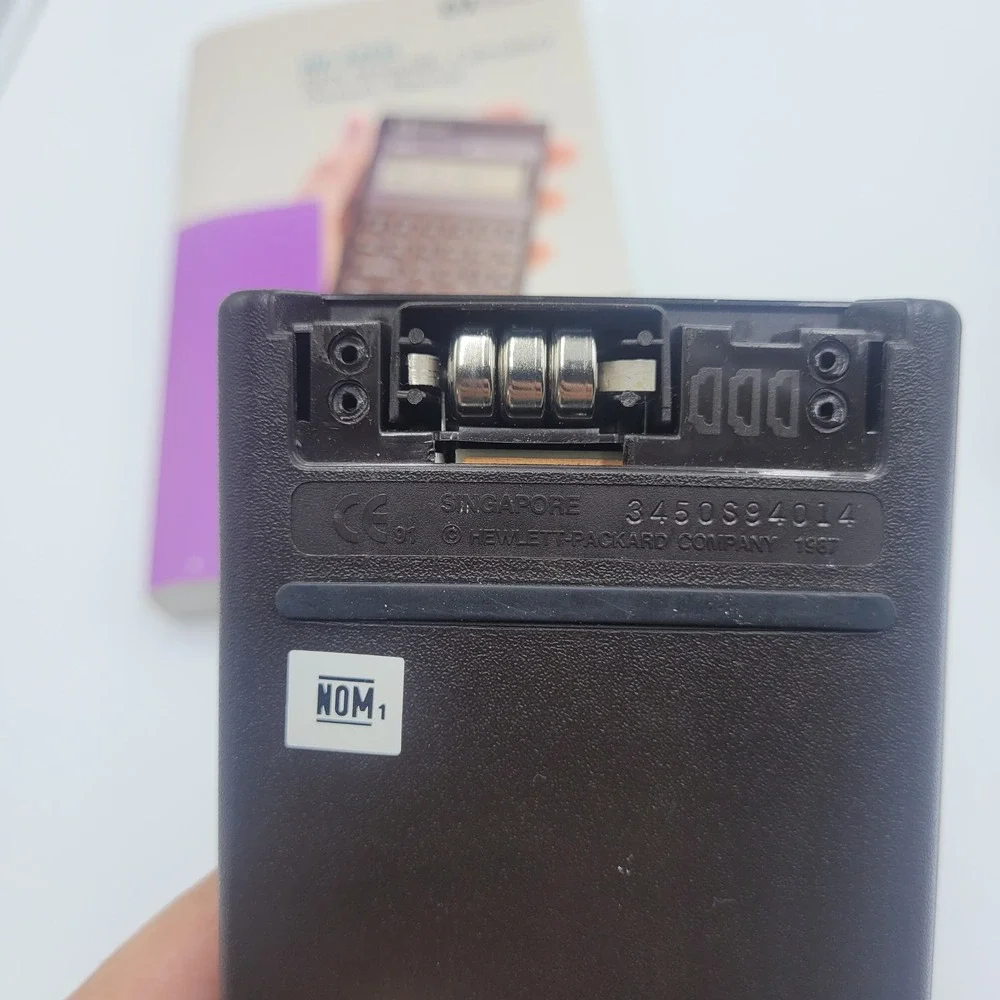 HP 32SII RPN Scientific Calculator with Manual and Case Vintage Hewlett Packard